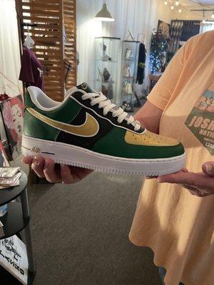 Custom Sacramento State Nike Air Force One by Ruth Soto