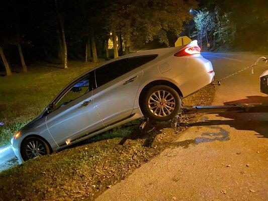 Stuck in the Ditch!