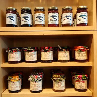 Locally made jams, jellies & preserves.