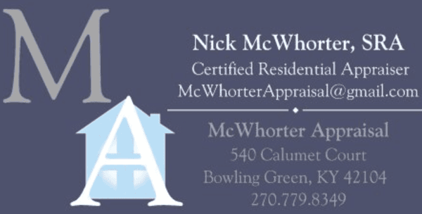 Looking For An Appraisal?
Count on McWhorter Appraisal when you need to know the value of your property in or around Warren C...