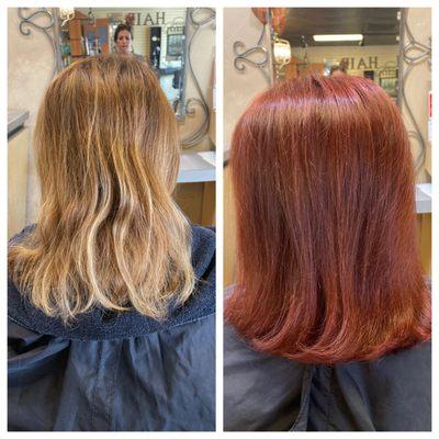 Copper color by Farah