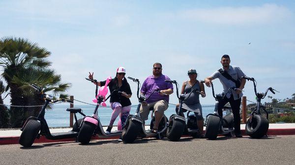 Electric scooter La Jolla tour along the coast, epic!