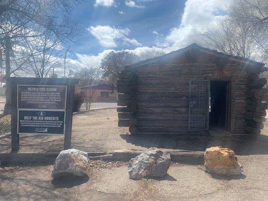 Reproduction of Billy the Kids childhood home.