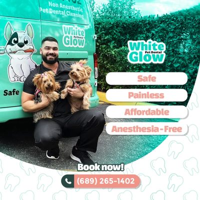 White Glow Pet Dental Cleaning