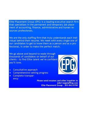 Get To Know Us @ EPG!