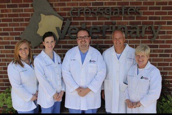 Drs. Jenny Sowell, Anne Holloway, Todd Sullivan, Jim Anderson and Gail Anderson