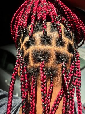 the part for the braids are wayyyyyy to big and I want the braids to be medium, and they were small.