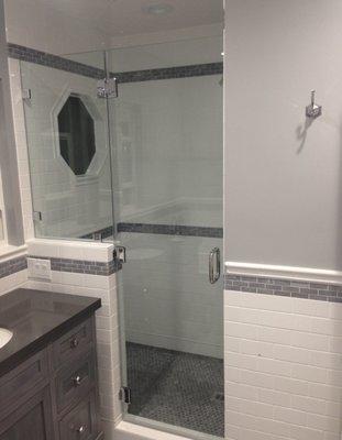 Remodeled shower