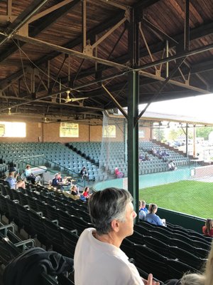 The seats. And it has a concession stand. With popcorn and candy. (Done well enough) think emmaus theatre done baseball style.