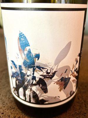 Chardonnay label, note the detail