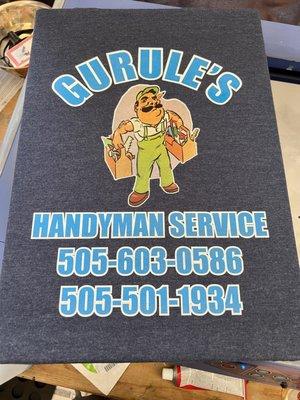 Gurule's handyman service here in Santa Fe New Mexico. Best work around!