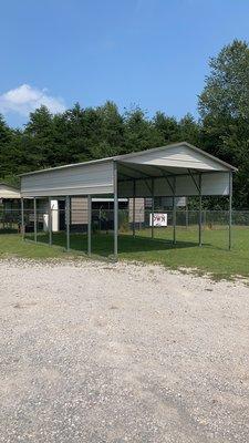 18x26x10 Boxed Eave carport