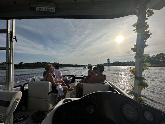 Sunset cruise near Light Keepers Village