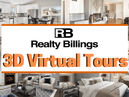 WE offer 3D Virtual tours (matterport + walk through)  Realty Billings