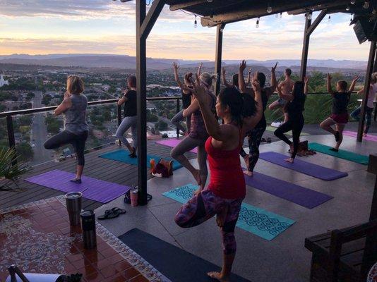 Sunrise yoga Class