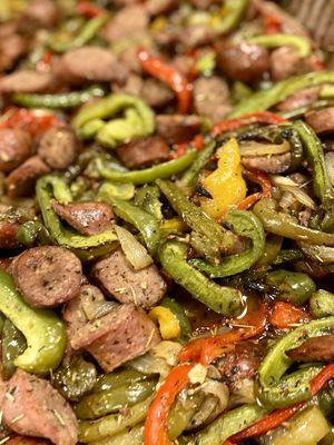 Sausage and peppers