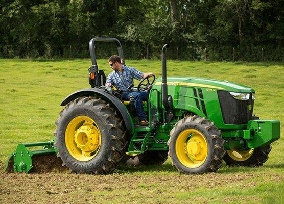 Robin Rents has tractors with bus hogs, tillers and harley rakes!