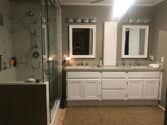 Remodeled master bath