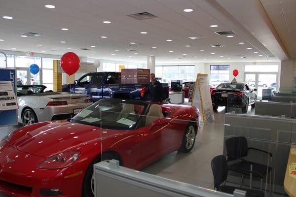 Newman Chevrolet showroom.