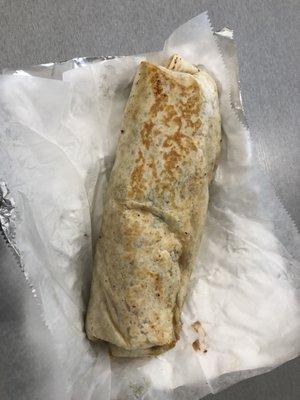 Asada burrito.