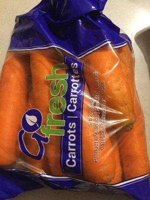 Check out the size of these carrots!