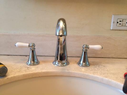 My new faucet! Super clean installation