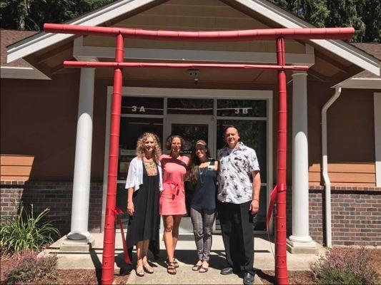 Opening Day of new Tummy Temple Naturopathic clinic in Lacey, WA. (July 2017)