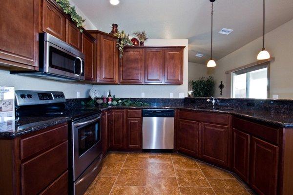 Finished kitchen