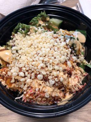 Spicy crab bowl