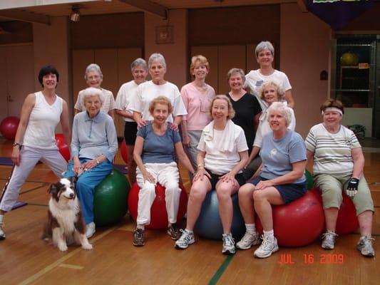 Our senior exercise class, Functional Fitness