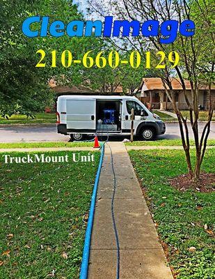 Professional truck mount unit for best result!  Call now! 210-660-0129