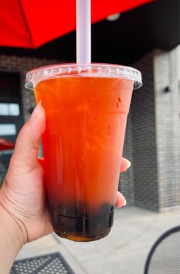 Silk Tea (Thai Tea & Lemonade)