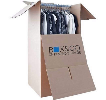 Declutter your closet and wardrobe with easy off-season storage. Just call or click and we come to you and give you the boxes too!