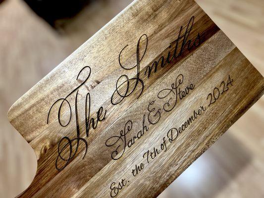 Personalized Charcuterie Boards