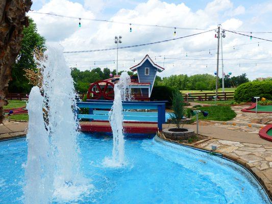 A snapshot of some of the beautiful water features included as part of our Mini Golf course that takes putt putt to a whole new level