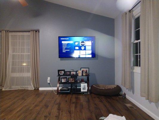 Blue Accent wall!