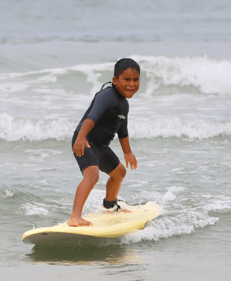 6 year old Diego from Guatemala after his 3rd Lesson with us!