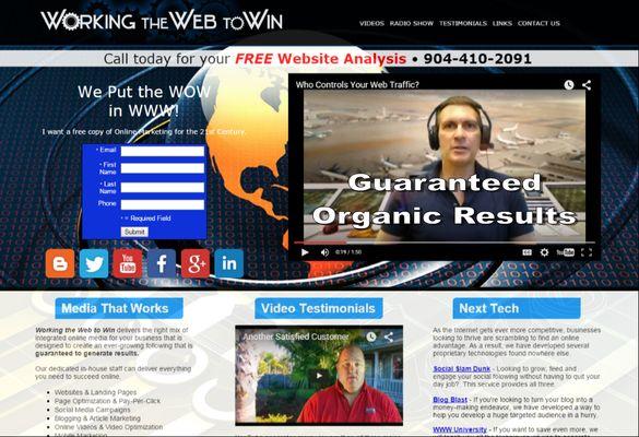 How home page - workingthewebtowin.com