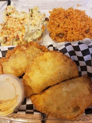 Empanadas with brisket and cheese