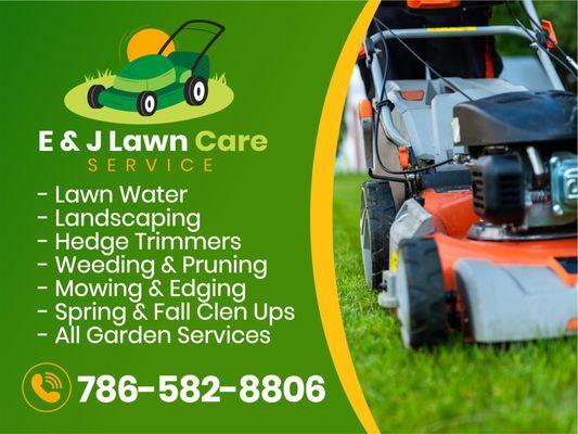 E&J lawn care services