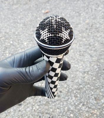 Microphone we painted