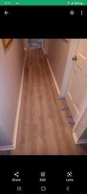 new lvt installation