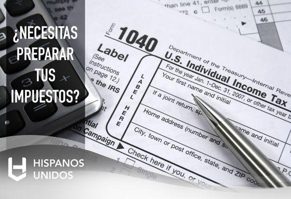 Te ayudamos a preparar tus impuestos con el IRS.