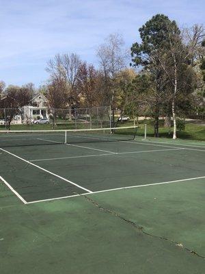 Tennis courts