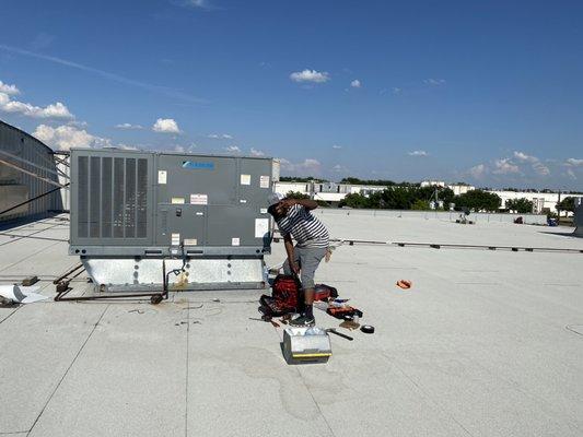 Rooftop installation