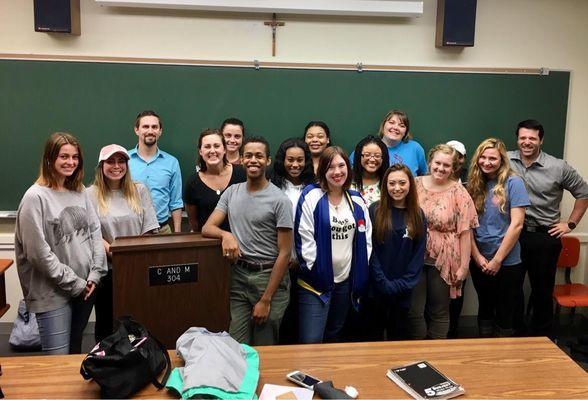 Thanks to Cathy Rogers Franklin for inviting us to speak to her ad/pr class at Loyola New Orleans.