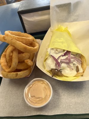 Gyro onion rings