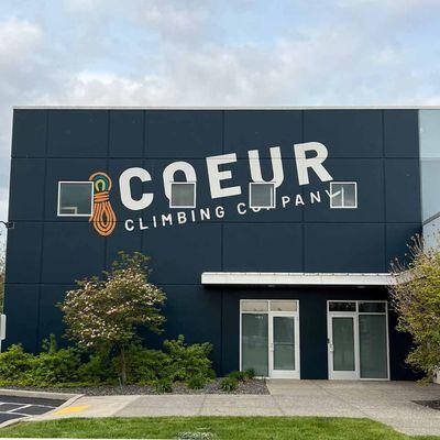 Front entrance to Coeur Climbing