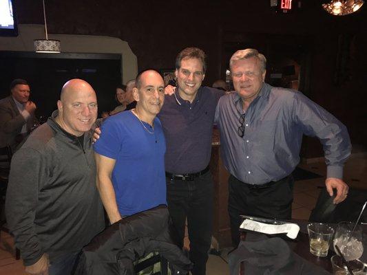 Another meeting at Tony's Steakhouse in Cincinnati, Ohio. From L-R: The CEO, The Physician, The Accountant, The Medical Billing Owner.