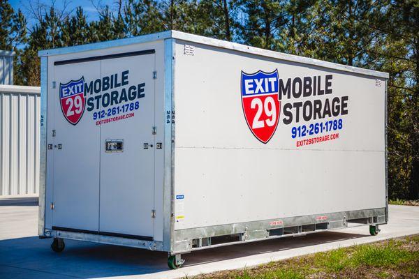 Mobile storage dropped off at your house! Brunswick, Jekyll Island, and Saint Simons Island are all available from Exit 29 Storage.